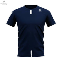 T-Shirt Homme Felet Dry Fit 3.0 Bleu Navy - Technologie Anti - Transpiration, Design Sportif - DC.SPORTS