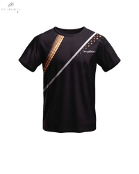 T-Shirt Maxbolt Noir Et Or T - 2373 – Confort, Respirabilité, Style Moderne Pour Sport - DC.SPORTS