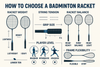 COMMENT CHOISIR SA RAQUETTE DE BADMINTON