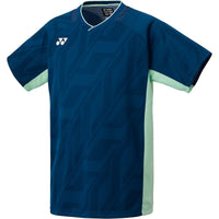 T-Shirt Yonex 10632EX Homme Bleu - Col Rond, 100% Polyester, Évacuation Transpiration - DC.SPORTS