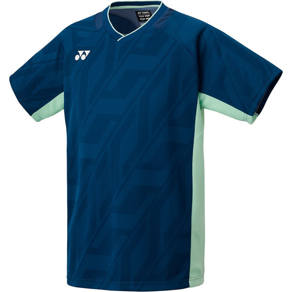T-Shirt Yonex 10632EX Homme Bleu - Col Rond, 100% Polyester, Évacuation Transpiration - DC.SPORTS