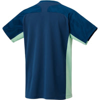 T-Shirt Yonex 10632EX Homme Bleu - Col Rond, 100% Polyester, Évacuation Transpiration - DC.SPORTS