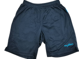 Short de badminton Maxbolt bleu marine, vue de face