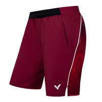 Short Victor Homme R - 55211 D Jonatan Christie Rouge - Polyester, Poches Latérales, Confort Optimal - DC.SPORTS