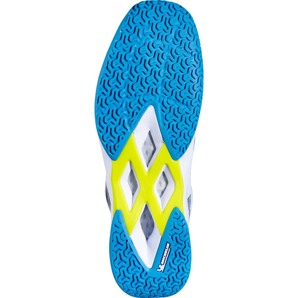 CHAUSSURES BABOLAT HOMME INDOOR SHADOW SPIRIT 2 WHITE/BLUE