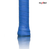 Surgrip Maxbolt Grippy bleu posé sur un manche