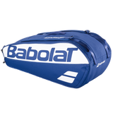 Sac Babolat Court L 2nd Gen bleu marine - vue de dos et bretelles