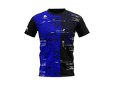 T-SHIRT FELET HOMME RN 3602 BLEU/NOIR