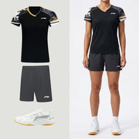 T-Shirt Li-Ning Femme AAYW050-1 Noir