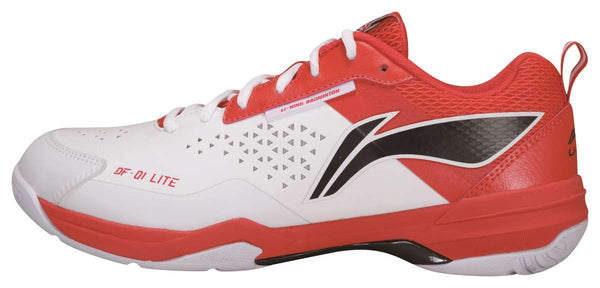 CHAUSSURE DE BADMINTON LI-NING UNISEXE BLADE LITE BLANC/ROUGE - DC.SPORTS