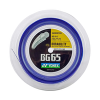 Bobine 200 m cordage Yonex BG65 bleu roi