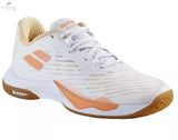 CHAUSSURE BABOLAT FEMME SHADOW TOUR 5 WHITE/YELLOW - DC.SPORTS