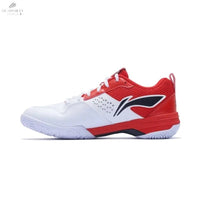 Chaussures De Badminton LI - NING Unisexe Blade Lite Blanc/Rouge - Légères, Stabilité Maximale - DC.SPORTS