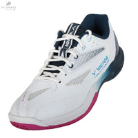 Chaussures Indoor Victor A391 AB Homme Blanche et Rose - Confort Optimal pour Pieds Larges - DC.SPORTS
