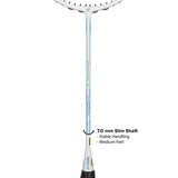 RAQUETTE BADMINTON APACS COMMANDER 10 GRISE (NON CORDÉE)