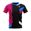 T-SHIRT FELET RN 3601 BLACK/MAGENTA UNISEXE - DC.SPORTS