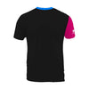 T-SHIRT FELET RN 3601 BLACK/MAGENTA UNISEXE - DC.SPORTS