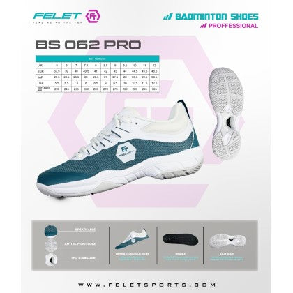 Chaussures Indoor Felet BS 062 PRO TIFFANY