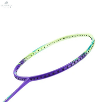 Raquette De Badminton Li - Ning Windstorm 72 power Violet Vert (Non cordée) - DC.SPORTS