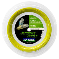 Bobine 200 m cordage hybride Yonex BG Aerobite Boost gris jaune