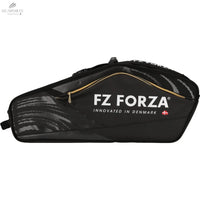 Sac FZ Forza Tour 6 Raquettes Noir et Doré avec Compartiments et Poches Accesseurs - DC.SPORTS