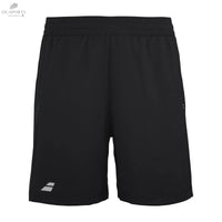 Short Babolat Play Junior Noir En Polyester Recyclé avec Poches pour Tennis et Sports de Raquette - DC.SPORTS