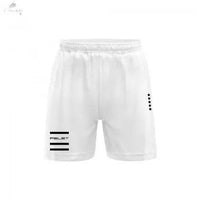 Short Unisexe Felet 2.0 Blanc - Coupe Classique, 2 Poches Latérales, 100% Polyestershort homme badmintonFELET