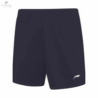 Short de Badminton Li - Ning Homme Noir - Technologie AT Dry, 100% Polyester, Poches, Taille Ajustable - DC.SPORTS