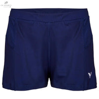 Short Victor Femme R - 04200 Bleu Élastique Respirant Avec Poches - Disponible XS à XXL - DC.SPORTS
