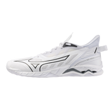 Chaussures Mizuno Wave Mirage 5 blanc/noir - vue profil