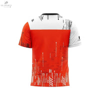 T-shirt Felet RN 3611 Noir/Orange Homme - Léger, Respirant, Technologie Dry Fit - DC.SPORTS