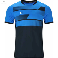 T-Shirt Femme FZ Forza Leer Bleu/Noir - 100% Polyester Recyclé, Technologie DryForze - DC.SPORTS