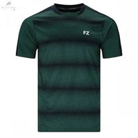 T-Shirt FZ Forza Lothar Homme Vert/Noir - 100% Polyester Recyclé, Technologie DryForze - DC.SPORTS