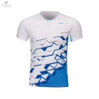 Maillot T-Shirt Li - Ning AAYS241 - 1 Homme en Polyester AT - DRY, Confortable et Évacuation Transpiration - DC.SPORTS