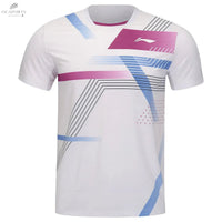 T-Shirt Li - Ning Homme China Team Fast - 100% Polyester, Technologie AT - DRY, Séchage Rapide - DC.SPORTS