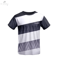 T-Shirt Maxbolt T - 2310 Bicolore Blanc/Noir - Confort, Respirabilité, Coupe Ergonomique - DC.SPORTS