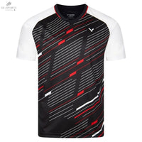 T-Shirt Noir Victor T - 43101 C Homme - Respirant, Ultraléger, 100% Polyester Recyclé - DC.SPORTS