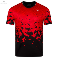 T-Shirt Victor T - 53101 D Rouge - Confort, Performance & Écologique 100% Polyester Recyclé - DC.SPORTS