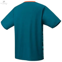 T-Shirt Yonex Homme Team YM0034EX Bleu Vert Microfibre Anti - Transpirante - DC.SPORTS