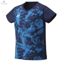 T-Shirt Femme Yonex YW0033EX Bleu - Col Rond, 100% Polyester, Confort Optimal Sportif - DC.SPORTS