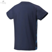 T-Shirt Femme Yonex YW0033EX Bleu - Col Rond, 100% Polyester, Confort Optimal Sportif - DC.SPORTS