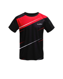 T-SHIRT MAXBOLT NOIR/ROUGE T-2306