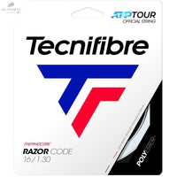 Tecnifibre Razor Code Blanc - Monofilament de Tennis avec Contrôle et Durée de Vie Exceptionnelle - DC.SPORTS