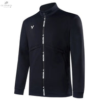 Veste Victor J - 40604 C Homme Noire - Polyester Élastique Idéale Pour Échauffements 2024 - 2026 - DC.SPORTS