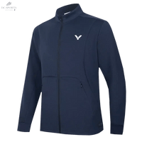 Veste VICTOR J - 45605 B Bleu Marine Élastique Homme Femme Pour Froid et Échauffement - DC.SPORTS