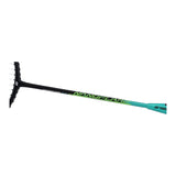 Raquette Yonex Nanoflare TX Black/Mint - profil et dégradé menthe sur le manche