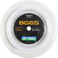 Bobine Cordage Badminton Yonex BG65 - Polyvalence, Durabilité, 200mBOBINE badmintonYONEX