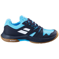Chaussures Badminton Babolat Shadow Team 2 Junior Noir/Bleu - DC.SPORTS