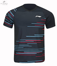 Ensemble T-Shirt et Short Li-Ning Homme Swipe AATT017-4 - Évacuation Transpiration, Séchage RapideMaillot badmintonLI-NING