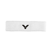 Bandeau Victor SP130 A Blanc - Absorbant, Lavable, Confortable pour Sports de Raquettes - DC.SPORTS